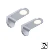 LED Unterbauleuchten, 2er Set, silber, modernes Design, inkl. Dimmfunktion