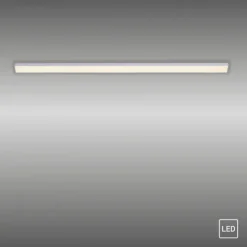 LED Unterbauleuchte, silber, flach, schlichtes Design, energiesparend