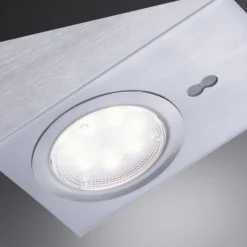 LED Unterbauleuchte, stahl, 3-flammig, keilförmig, modern