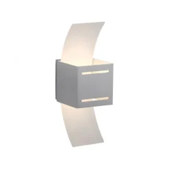 LED Wandlampe aluminium Lichtaustritt nach oben unten Treppenhauslampe