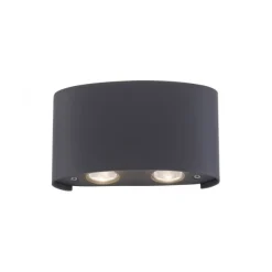 LED Wandlampe 4 flammig anthrazit farbig Außenlampe Innenlampe dekorativ
