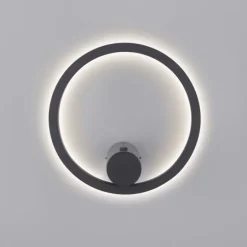LED Wandleuchte anthrazit dimmbar per Fernbedienung Memoryfunktion
