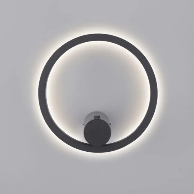 LED Wandleuchte anthrazit dimmbar per Fernbedienung Memoryfunktion