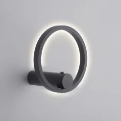 LED Wandleuchte anthrazit dimmbar per Fernbedienung Memoryfunktion
