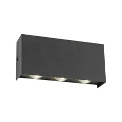 LED Wandleuchte anthrazit Smarthome Fernbedienung dimmbar App