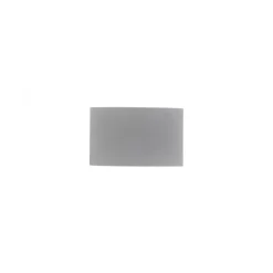 LED-Wandleuchte, Außenleuchte, silber, halbrund, 4flg, warmweiß, Up+Down, IP54