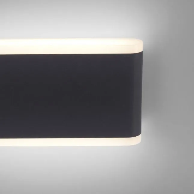 LED Wandleuchte, Außenwandleuchte, IP65, ELSA, anthrazit
