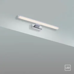 LED Wandleuchte, Bilderleuchte, Spiegelleuchte, Chrom, blendfrei