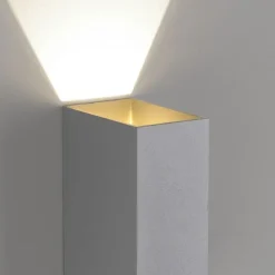 LED Wandleuchte grau IP54 spritzwasserschutz Außenwandleuchte
