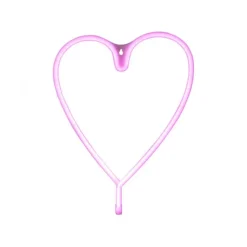 LED Wandleuchte Herz Pink USB Acryl Schnurschalter Dekorationslampe