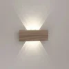 LED-Wandleuchte, holz, 1-flammig, IP20, warmweiß, 3000K