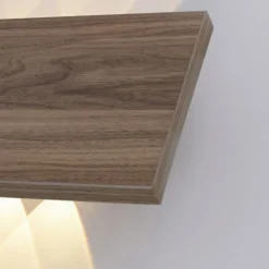 LED-Wandleuchte, holz, 1-flammig, IP20, warmweiß, 3000K
