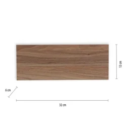 LED-Wandleuchte, holz, 1-flammig, IP20, warmweiß, 3000K