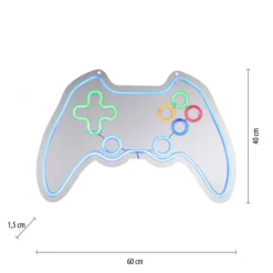 LED Wandleuchte mehrfarbig Controller Gamepad USB Dekoration