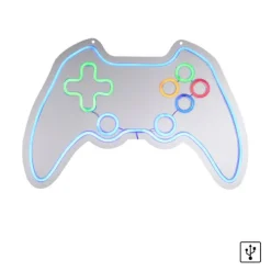 LED Wandleuchte mehrfarbig Controller Gamepad USB Dekoration