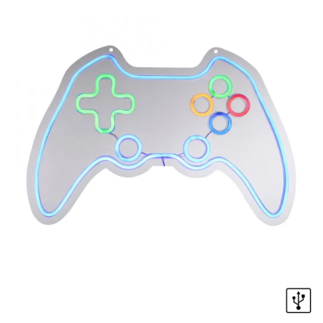 LED Wandleuchte mehrfarbig Controller Gamepad USB Dekoration