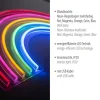LED Wandleuchte Regenbogen mehrfarbig USB Schnurschalter dekorativ
