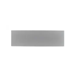 LED-Wandleuchte, silberfarben, ovale Form, warmweiße Lichtfarbe, modern