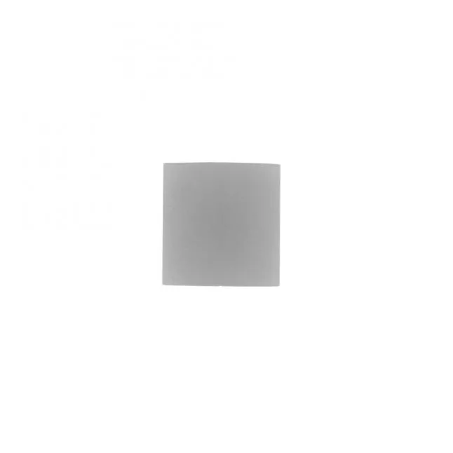 LED-Wandleuchte, silberfarben, halbrunder Form, Up+Down, Lichtkegel