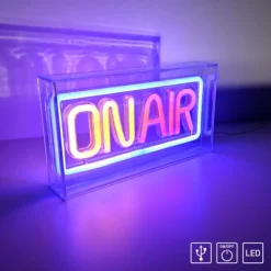 LED Wandleuchte USB Acryl mehrfarbig Schnurschalter Dekoration
