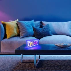 LED Wandleuchte USB Acryl mehrfarbig Schnurschalter Dekoration