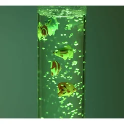 LED-Wassersäule, RGB, Farbwechsel, bunte Fische, modern
