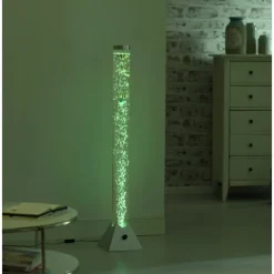 LED-Wassersäule, RGB, Farbwechsel, bunte Fische, modern