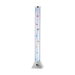 LED-Wassersäule, RGB, Farbwechsel, bunte Fische, modern