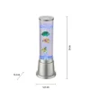 LED-Wassersäule, stahl, 3 Kunstfische, Farbwechsel, inkl. Schnurschalter