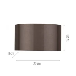 Paul Neuhaus Akku Wandleuchte PURE Clipse dark metal brown