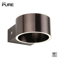 Paul Neuhaus Akku Wandleuchte PURE Clipse dark metal brown