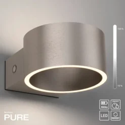 Paul Neuhaus Akku Wandleuchte PURE Clipse diamond (alu)