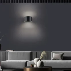 Paul Neuhaus Akku Wandleuchte PURE Clipse mystic grey