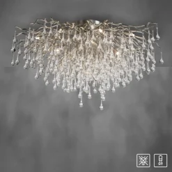 Paul Neuhaus Deckenleuchte ICICLE, stahl