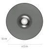 Paul Neuhaus Deckenleuchte PURE Moon platin (grau) dimmbar Wohnzimmer Küche
