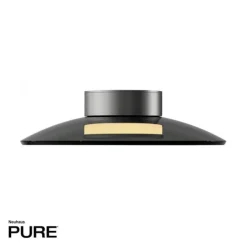 Paul Neuhaus Deckenleuchte PURE Moon platin (grau) dimmbar Wohnzimmer Küche