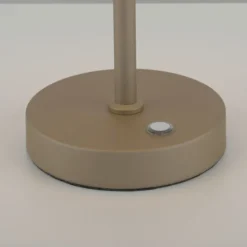 Paul Neuhaus LED Akku-Tischleuchte PURE Falling Rings, bronce, Touchdimmer,