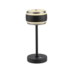 Paul Neuhaus LED Akku-Tischleuchte PURE Falling Rings,black pearl/diamond , Touch