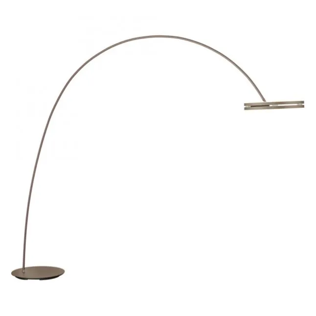 Paul Neuhaus LED Bogenlampe PURE Loop-Bow, bronce, Stehleuchte, dimmbar,