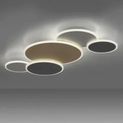 Paul Neuhaus LED Deckenleuchte Q-PIATO mehrfarbig 5 flammig rund Smart Home
