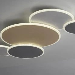 Paul Neuhaus LED Deckenleuchte Q-PIATO mehrfarbig 5 flammig rund Smart Home