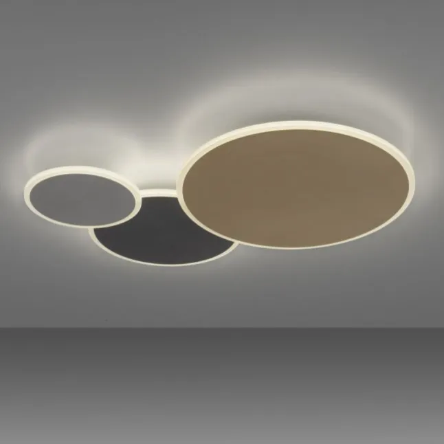 Paul Neuhaus LED Deckenleuchte Q-PIATO mehrfarbig 3 flamig rund Smart Home