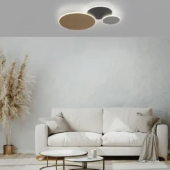 Paul Neuhaus LED Deckenleuchte Q-PIATO mehrfarbig 3 flamig rund Smart Home