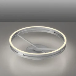 Paul Neuhaus LED Deckenleuchte PURE Loop stone (alu) Fernbedienung
