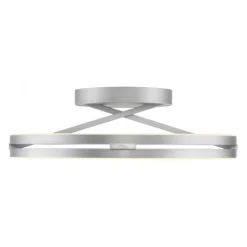 Paul Neuhaus LED Deckenleuchte PURE Loop stone (alu) Fernbedienung