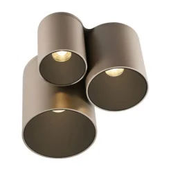 Paul Neuhaus LED Deckenleuchte PURE Point, bronce, Indoor dimmbar