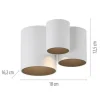Paul Neuhaus LED Deckenleuchte PURE Point, snow, Indoor, dimmbar