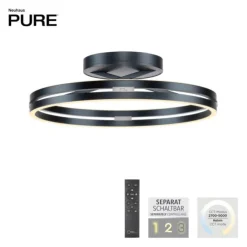 Paul Neuhaus LED Deckenleuchte PURE Loop mystic grey Fernbedienung