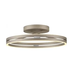 Paul Neuhaus LED Deckenleuchte PURE Loop, bronce, dimmbar, Funk-FB