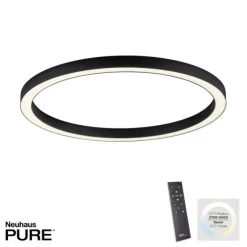 Paul Neuhaus LED Deckenleuchte PURE Lines Round graphite 70cm CCT Fernbedienung